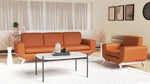 Load image into Gallery viewer, PU Leatherette Seater Sofa Modern Sofa Ideal for Home and Office-GCC Home Center