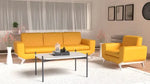 Load image into Gallery viewer, PU Leatherette Seater Sofa Modern Sofa Ideal for Home and Office-GCC Home Center