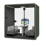 Load image into Gallery viewer, Quartet Silence Booth, 4 Person Silence Pod, Office Soundproof Booth-GCC Home Center