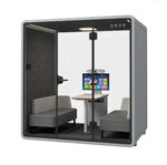 Load image into Gallery viewer, Quartet Silence Booth, 4 Person Silence Pod, Office Soundproof Booth-GCC Home Center