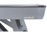 Load image into Gallery viewer, RASSON Wolf – 9ft Tournament Pool Table – Ball Return – Black/Silver Finish