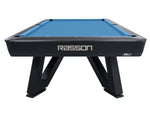 Load image into Gallery viewer, RASSON Wolf – 9ft Tournament Pool Table – Ball Return – Black/Silver Finish