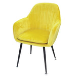 Load image into Gallery viewer, Jilphar Furniture Readymade Yellow Velvet Living Room Chair JP1181A-GCC Home Center