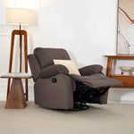 Load image into Gallery viewer, Recliner Chair – Fabric 1-Seater with Adjustable Backrest, Footrest &amp; Swivel Feature