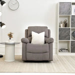 Load image into Gallery viewer, Recliner Chair – Fabric 1-Seater with Adjustable Backrest, Footrest &amp; Swivel Feature