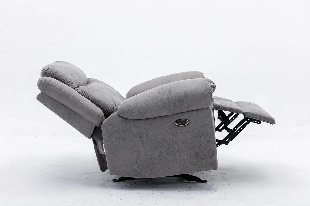 RECLINER & ROCKING SOFA ELECTRIC Faux Leather Recliner Good Comfort Open & Close Single Recliner Sofa-MAF-2319-GCC Home Center