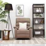 Load image into Gallery viewer, Recliner Sofa – Single Seater Fabric Recliner with Metal &amp; Wood Frame | Soft Cushion Seating