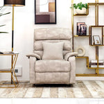 Load image into Gallery viewer, Recliner Sofa – Single Seater Fabric Recliner with Metal &amp; Wood Frame | Soft Cushion Seating