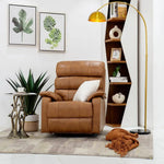 Load image into Gallery viewer, Recliner Sofa – Single Seater Fabric Recliner with Metal &amp; Wood Frame | Soft Cushion Seating