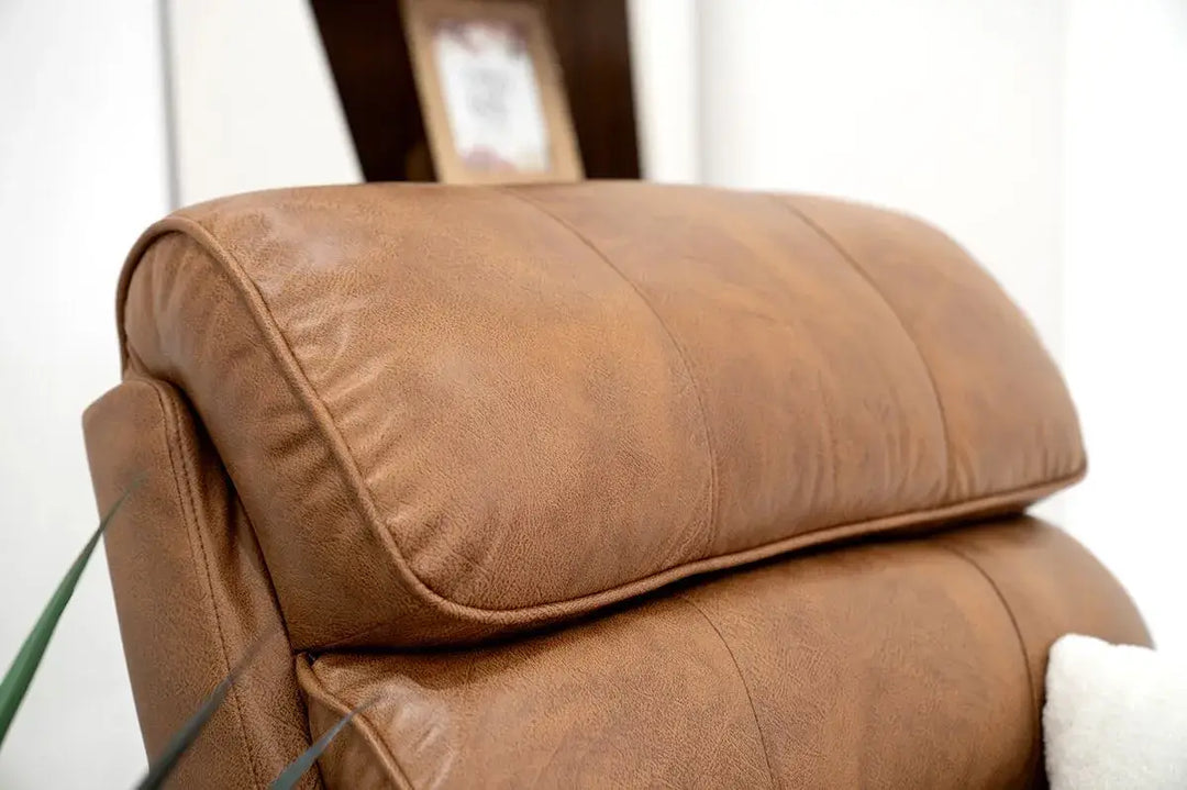 Recliner Sofa – Single Seater Fabric Recliner with Metal & Wood Frame | Soft Cushion Seating