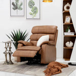 Load image into Gallery viewer, Recliner Sofa – Single Seater Fabric Recliner with Metal &amp; Wood Frame | Soft Cushion Seating