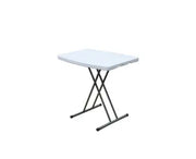 Rectangular Folding Picnic Table And Camping Trips White-GCC Home Center