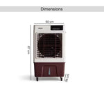 Load image into Gallery viewer, Refresh Cooler Outdoor 30L – 3 Speeds – 3-5L Water Tank – White