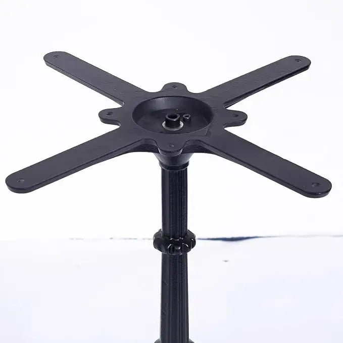 Restaurant Table With High Leg Base Heavy-Duty Construction , Matte Black Finish , Commercial