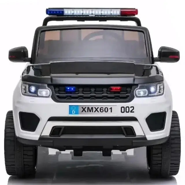 Ride On Baby Powered Riding Police SUV - White , Fun and Adventure