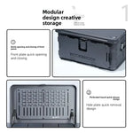 Load image into Gallery viewer, ROCKBROOK Outdoor Camping Aluminum-magnesium Alloy Storage Box Modified Box Camping Large Capacity with Tripod Aluminum Box 50L