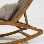 Load image into Gallery viewer, Rocking Sun Lounger – Brown (Homestead Style)