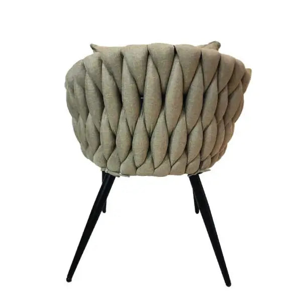 Jilphar Furniture Rope Weaving Outdoor Dining Chair JP1187B-GCC Home Center