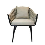 Load image into Gallery viewer, Jilphar Furniture Rope Weaving Outdoor Dining Chair JP1187B-GCC Home Center