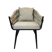 Jilphar Furniture Rope Weaving Outdoor Dining Chair JP1187B-GCC Home Center