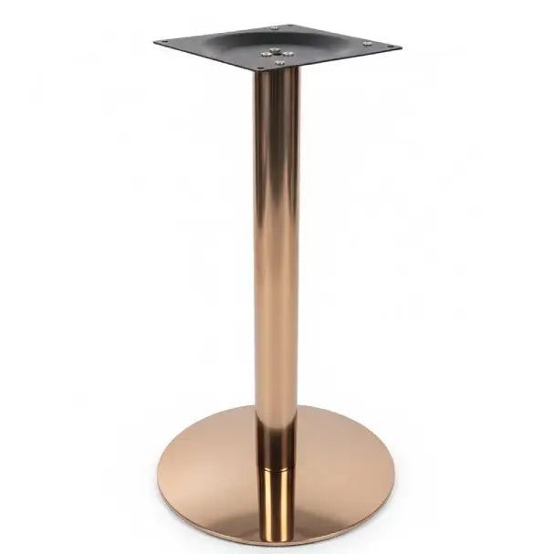 Arabian Mall Rose Gold Round Table Base (JP3099) - Luxury Metal Commercial Base