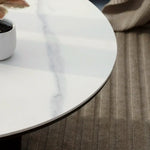Load image into Gallery viewer, Round Coffee Table – Black &amp; Off White