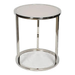 Load image into Gallery viewer, Round Coffee Table made with Tempered Glass And Shiny Stainless Steel Frame-GCC Home Center