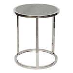Load image into Gallery viewer, Round Coffee Table made with Tempered Glass And Shiny Stainless Steel Frame-GCC Home Center