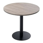Load image into Gallery viewer, Round Dining Table Space-Saving Design with Metal Base for Living Room, Restaurant, Café