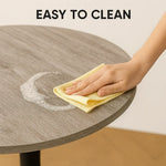 Load image into Gallery viewer, Round Dining Table Space-Saving Design with Metal Base for Living Room, Restaurant, Café