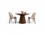 Load image into Gallery viewer, Round Dining Table – Walnut Veneer (120 cm)