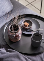 Load image into Gallery viewer, Round Folding Tray Table with Electrostatic Plated Metal Stand-GCC Home Center
