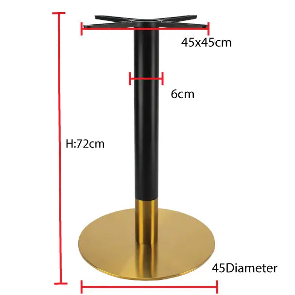Jilphar Furniture Round Restaurant Table Base JP3041-GCC Home Center