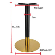 Jilphar Furniture Round Restaurant Table Base JP3041-GCC Home Center