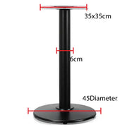 Arabian Mall Round Commercial Table Base (JP3003) - Black Powder Coated Metal