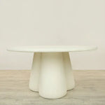 Load image into Gallery viewer, Round Wooden Dining Table – Minimalist Modern Design