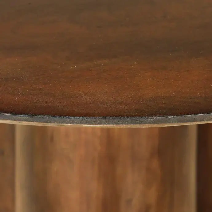 Round Wooden Dining Table – Minimalist Modern Design