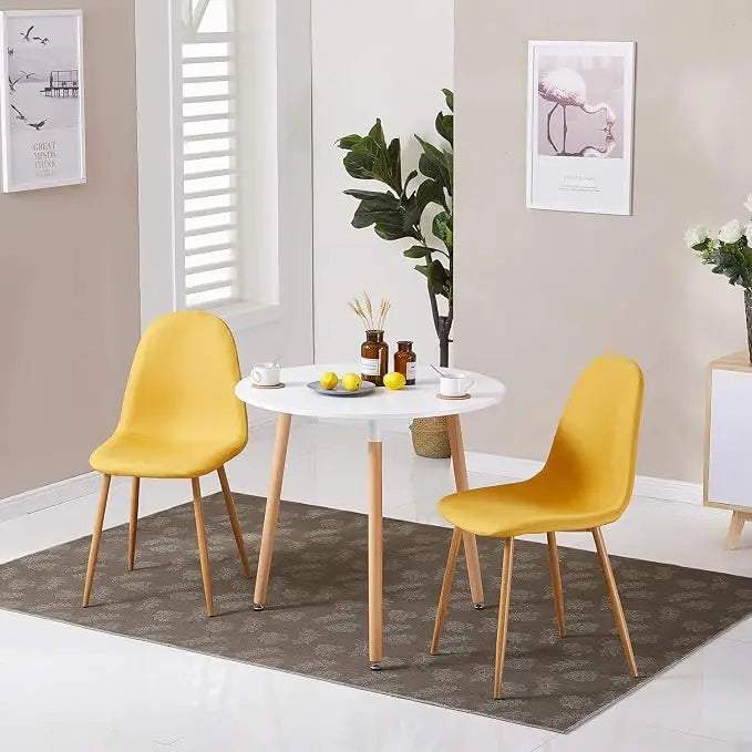 RT-6B Round Table in White for a Clean, Modern & Elegant Look