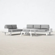 Ryan Metal 5 Person Outdoor Seating Set , Aluminium Frame | Cushions Included
