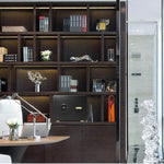 Load image into Gallery viewer, Safe Box with Biometric Fingerprint Lock A4 Document Size Safety Deposit Box for Home Office Shop Brown