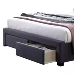 Load image into Gallery viewer, Sama Queen Bed – Dark Grey