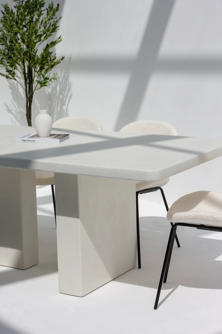 Santorini Micro Concrete Dining Table-GCC Home Center