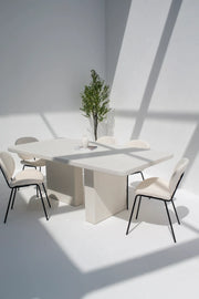 Santorini Micro Concrete Dining Table-GCC Home Center