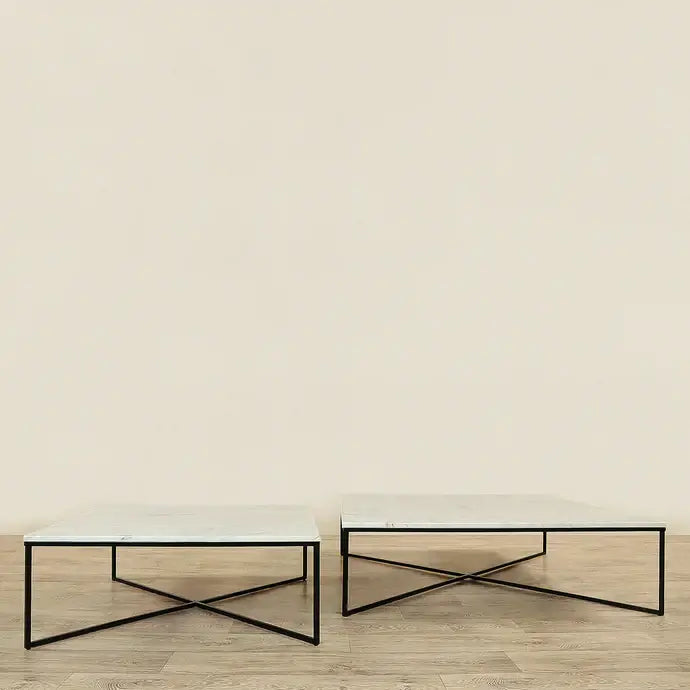 Sauvage Faux Marble Square Coffee Table 90cm|120cm