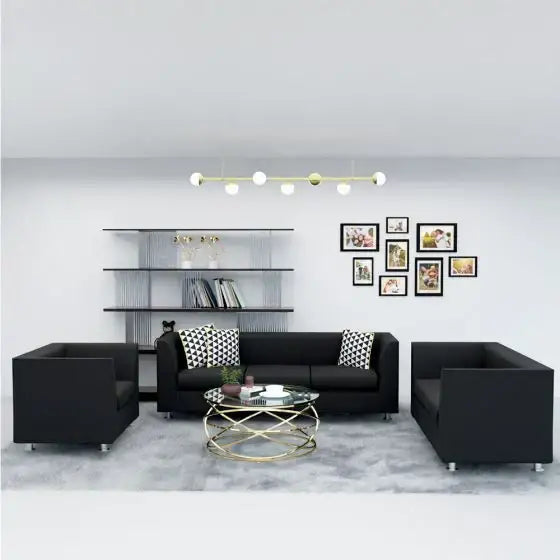 Seater PU Sofa, Elegant Sofa with Matt Finish Idea For Office And Home-GCC Home Center