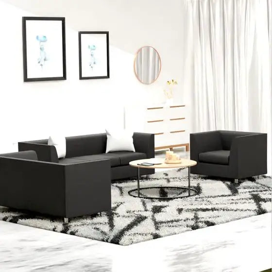 Seater PU Sofa, Elegant Sofa with Matt Finish Idea For Office And Home-GCC Home Center