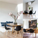 Load image into Gallery viewer, Set of 2 Black Shell Dining Chair, Mid-Century Modern Eames DSW-GCC Home Center