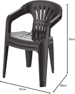 Load image into Gallery viewer, Set of 2 Duchess Chair, Outdoor/Indoor Chairs - Dark Brown-GCC Home Center