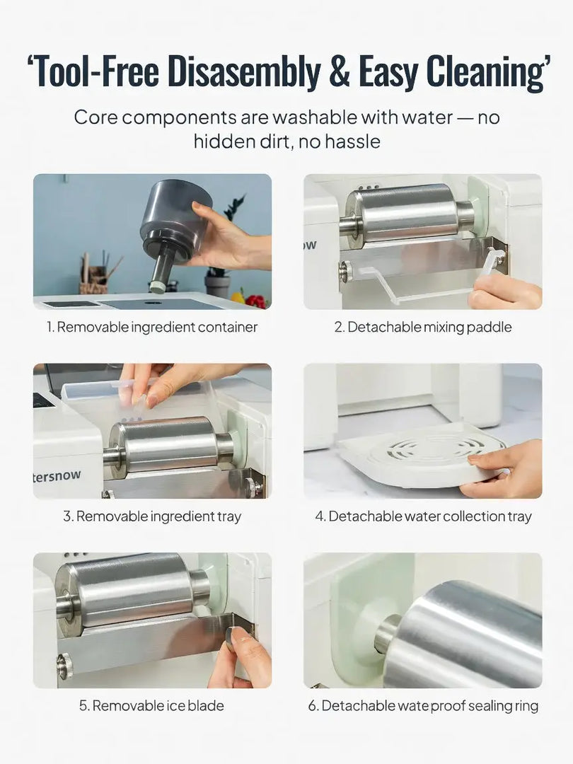 Shaved Ice Machine Snowflake Ice Making Machine Automatic Shaved Ice Making