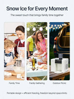 Load image into Gallery viewer, Shaved Ice Machine Snowflake Ice Making Machine Automatic Shaved Ice Making